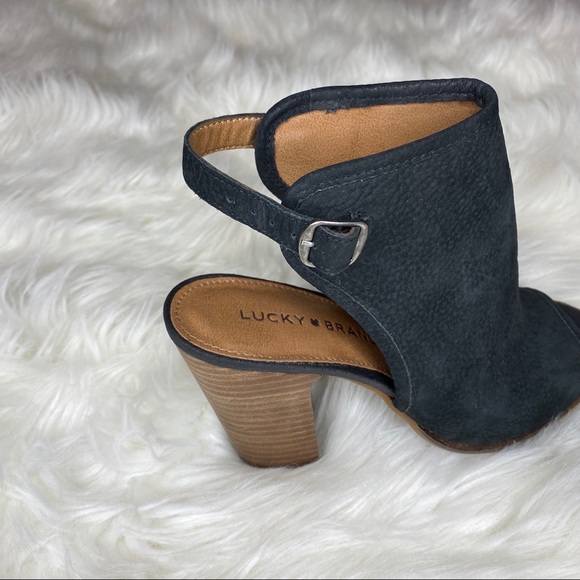 đź–¤SALE: price dropđź–¤Lucky Brand peep toe heels - Picture 6 of 7